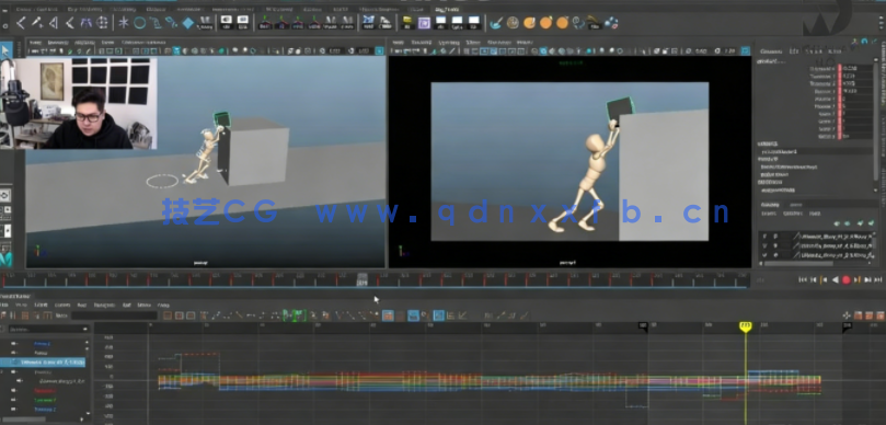 Maya角色动力学动画基础技能训练视频教程(图3)