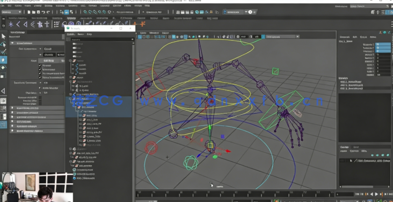 Maya游戏角色骨骼绑定装配动画核心技术视频教程(图5)