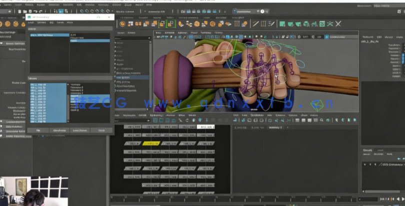 Maya游戏角色骨骼绑定装配动画核心技术视频教程(图6)