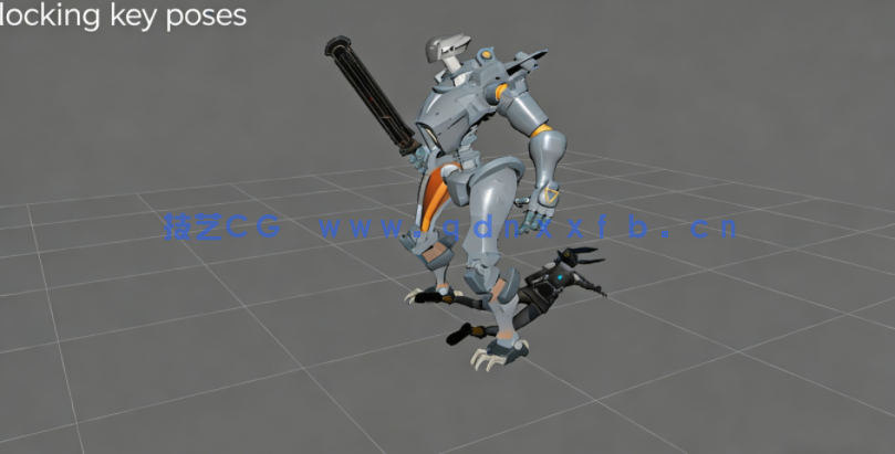 Maya 3A级动作游戏角色战斗动画制作工作流程视频教程(图3)