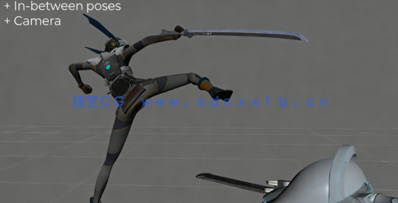 Maya 3A级动作游戏角色战斗动画制作工作流程视频教程(图4)