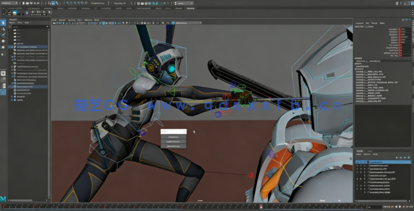 Maya 3A级动作游戏角色战斗动画制作工作流程视频教程(图6)