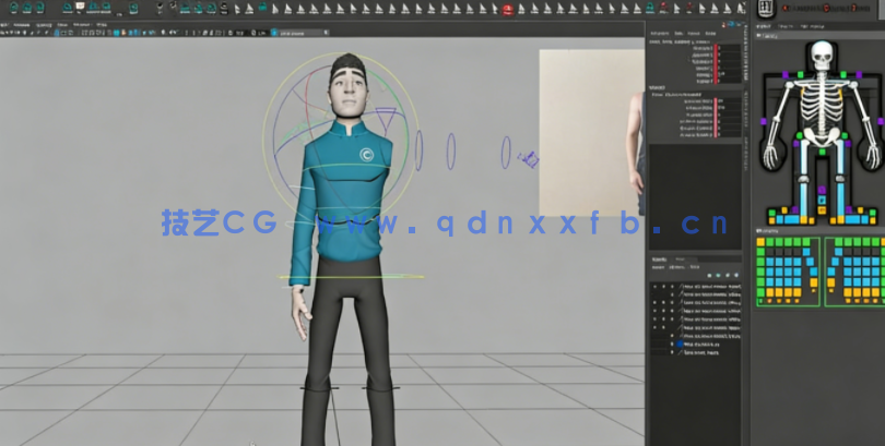 Maya角色关键帧动画完整训练大师班视频教程(图4)