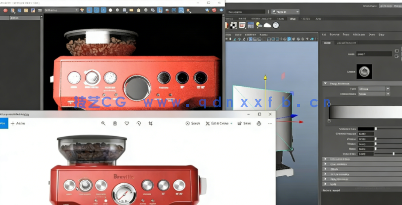 Maya印刷机器产品效果图视频教程(图3)