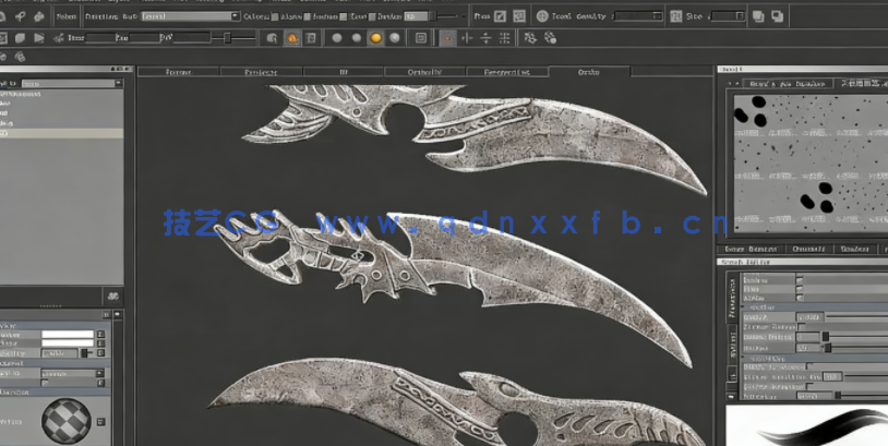 董超魔族战士Maya与ZBrush制作视频教程(图4)