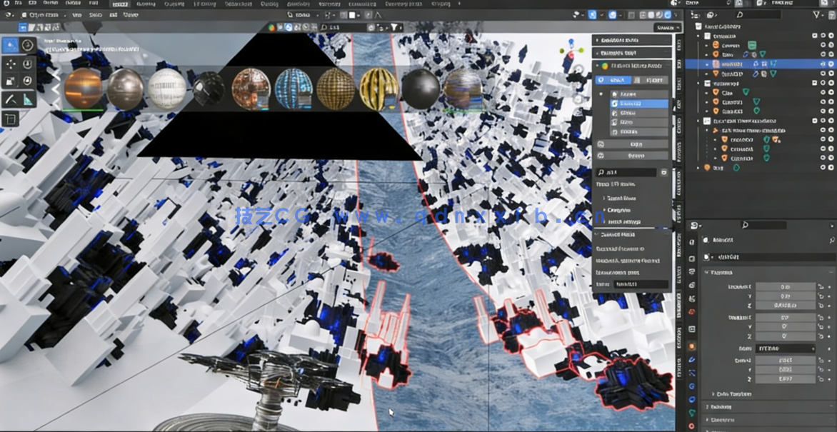 Blender 3.3概念环境场景制作从入门到精通视频教程(图4)