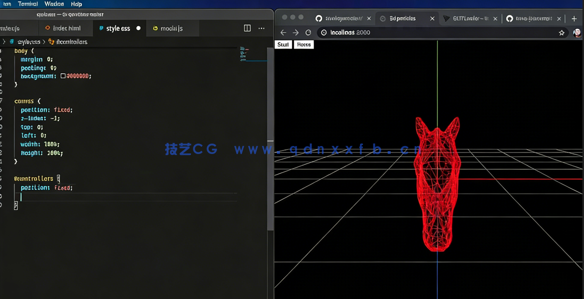 Blender和Three.js制作3D粒子场景视频教程(图3)