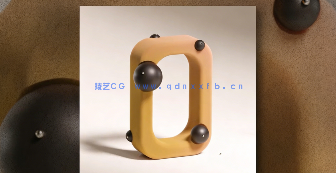 Blender 3D字母数字原创概念艺术设计视频课程 (图2)