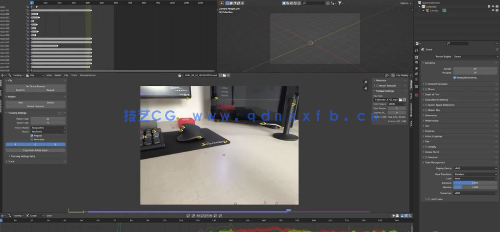 Blender视觉特效VFX运动追踪CGI技术视频课程(图2)