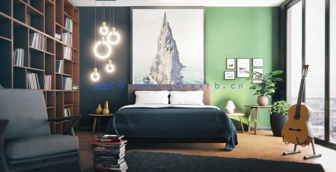 Blender室内设计与逼真可视化初学者入门训练视频教程(图5)