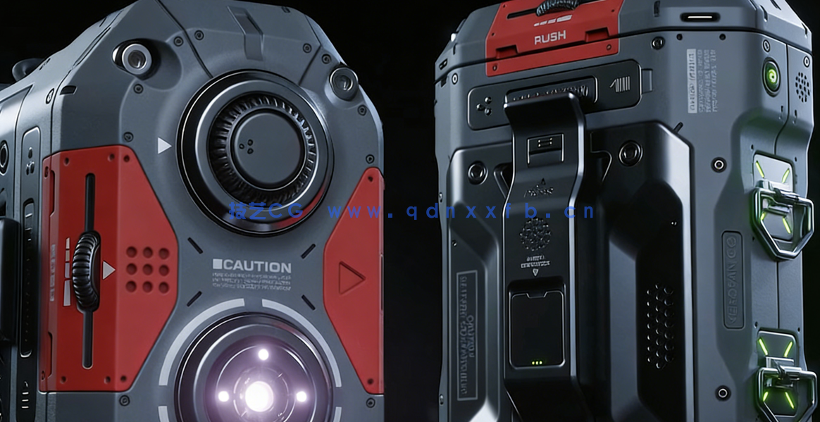 Blender科幻遥控器硬表面建模设计视频课程(图5)