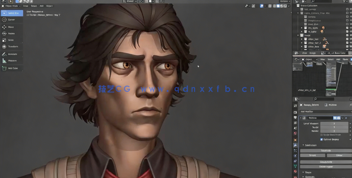  Blender英雄联盟角色机械先驱维克托制作视频课程(图5)