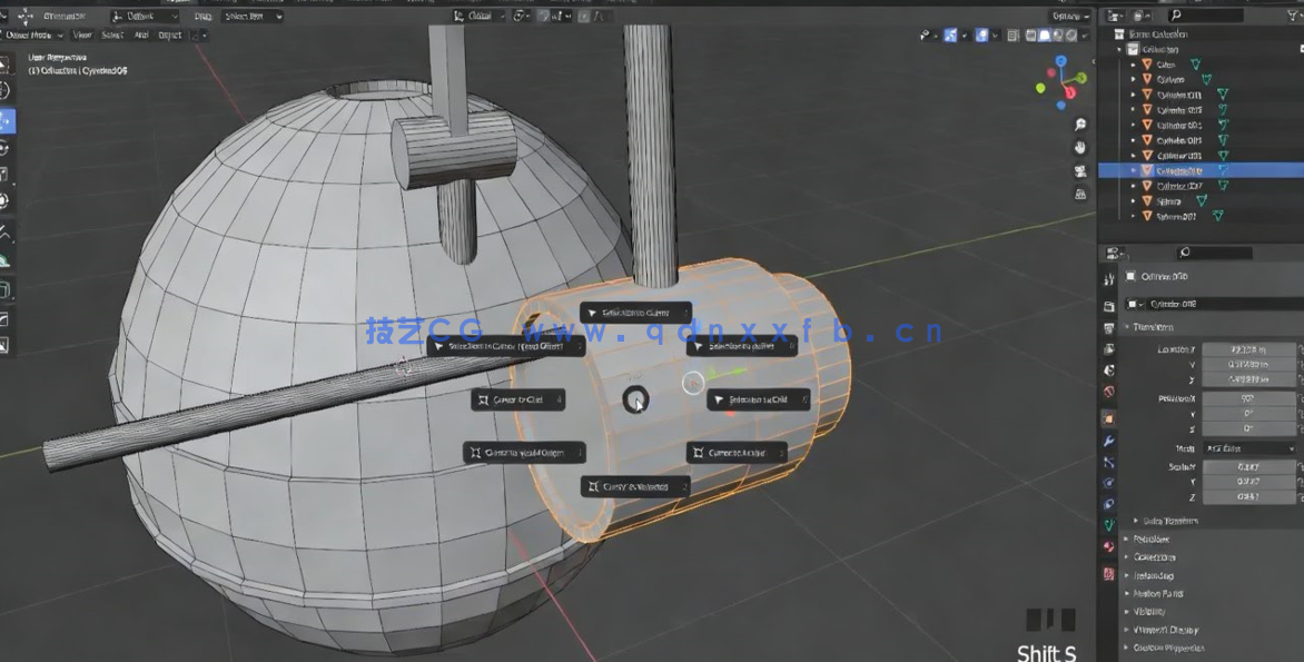  Blender科幻战争机器人完整建模技术视频课程(图2)