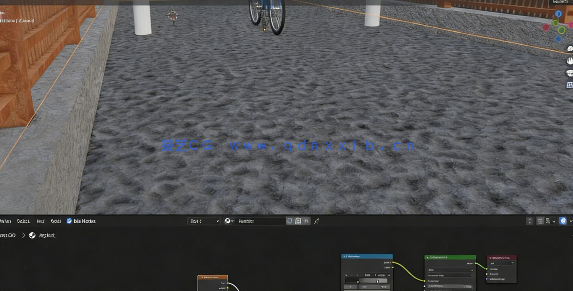 Blender自行车场景实例制作视频课程(图5)