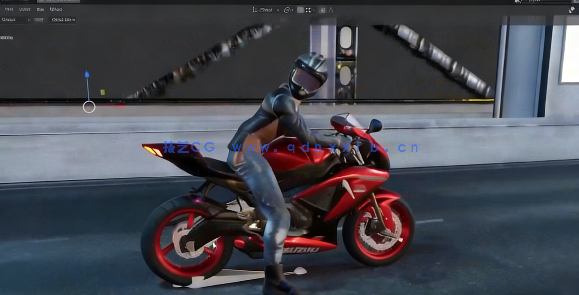 Blender逼真摩托车竞速影视级动画制作视频教程(图3)