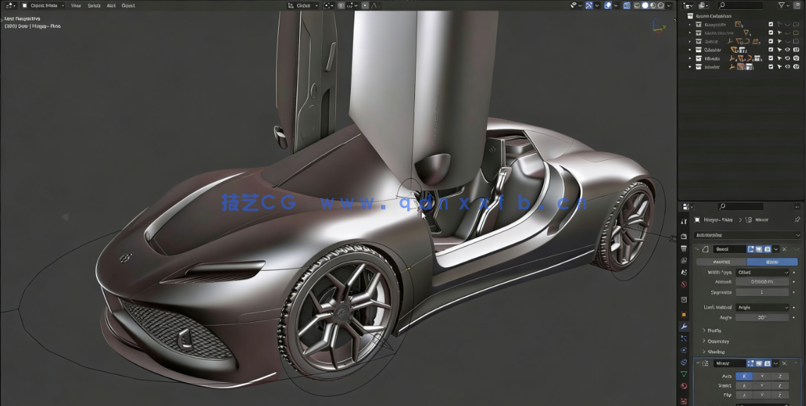 Blender几何节点逼真砖墙制作流程视频教程(图2)