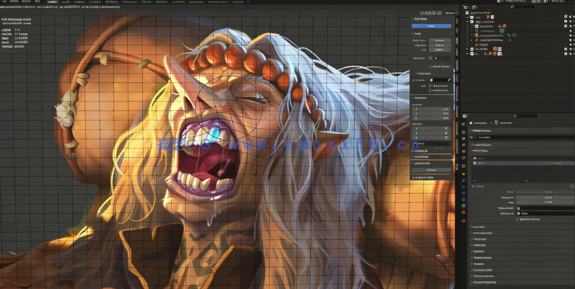 Blender导入二维插画动画制作流程视频教程(图3)