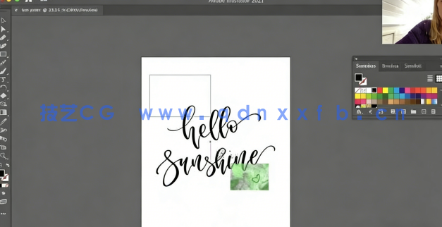 AI手绘艺术字体设计矢量数字化创作工作流程视频教程(图1)