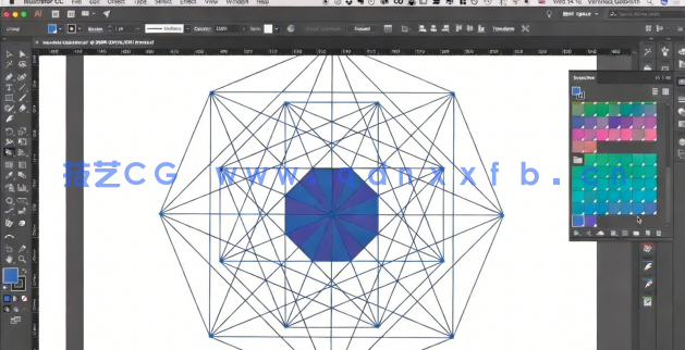  Illustrator几何曼荼罗图形设计插图视频教程(图5)