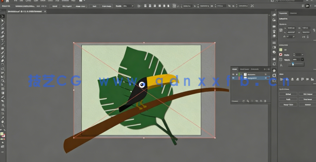  Illustrator初学者基本手绘草图创建矢量插图过程技术视频教程(图1)