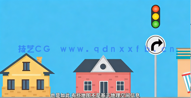 【中文字幕】AI中绘制简化地图路线标记视频教程(图3)