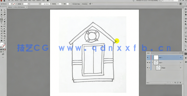  Illustrator矢量艺术绘制平面草图视频教程 (图1)