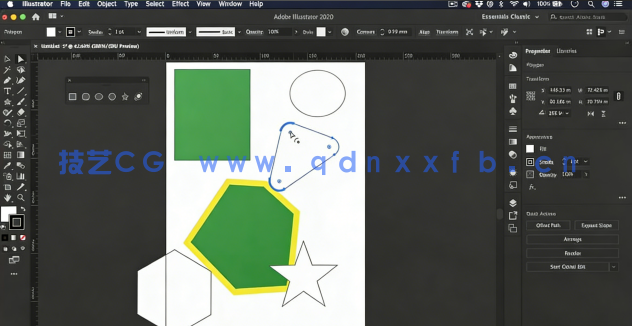 AI基础知识界面矢量插画图形创建工作流程视频教程(图1)