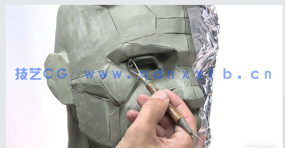 Zbrush头部雕塑实体雕刻技术大师级视频教程(图5)