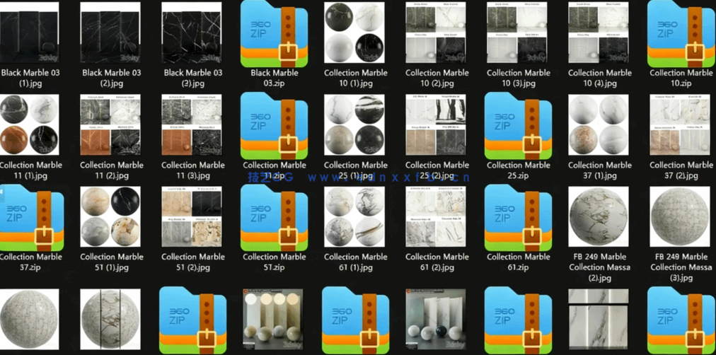 3Dsky Pro 大理石材质模型(图1)