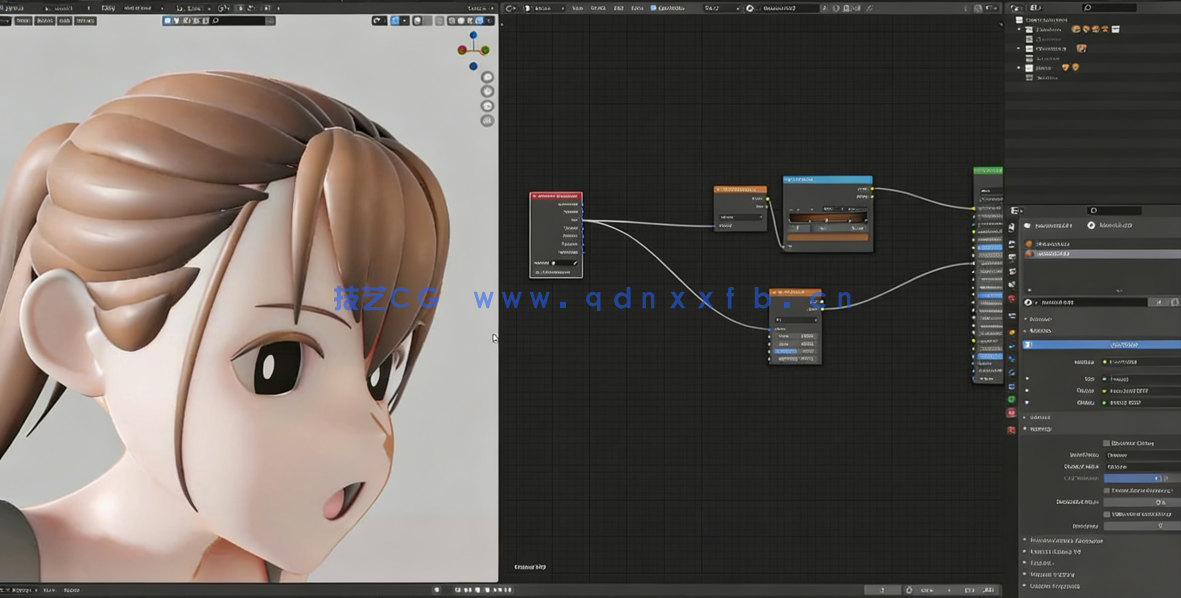 lender可爱运动女孩建模与动画实例制作视频教程(图1)