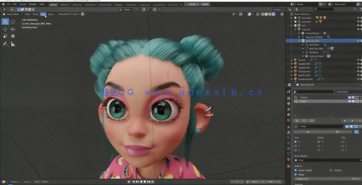 Blender与Substance Painter完整3D动画角色创作视频教程 (图4)