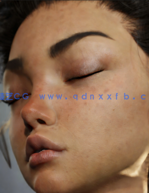 Blender超逼真半身女孩角色肖像完整实例制作视频教程(图2)