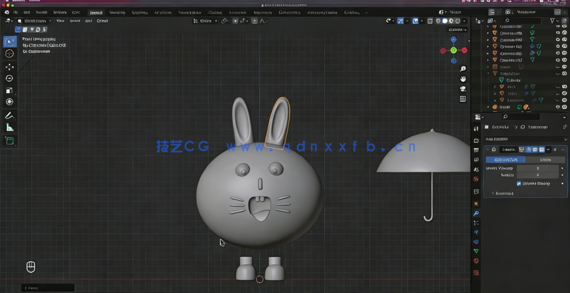 Blender 3D角色视觉插画设计完整制作流程视频教程(图2)