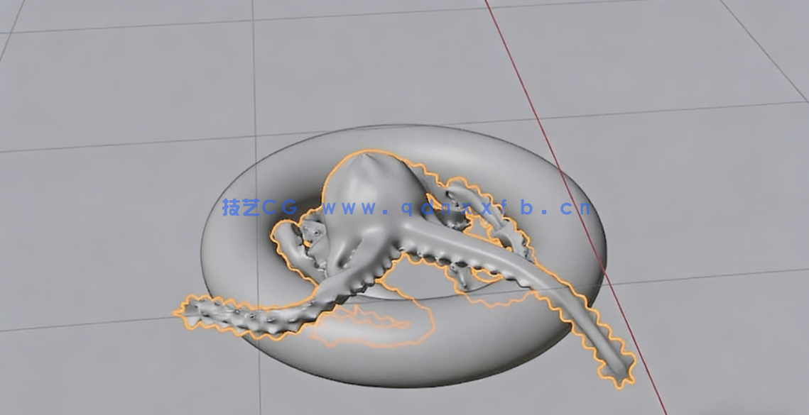  Blender乌鱼3D生物动画实例制作视频教程(图5)