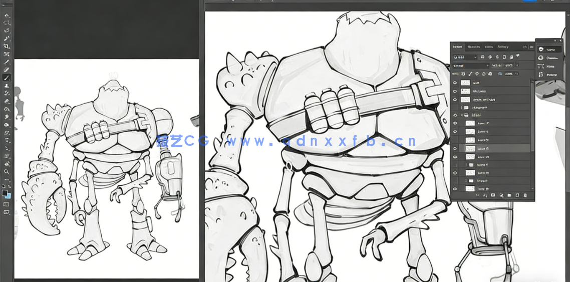 Blender与PS二维和三维角色设计视频教程(图3)