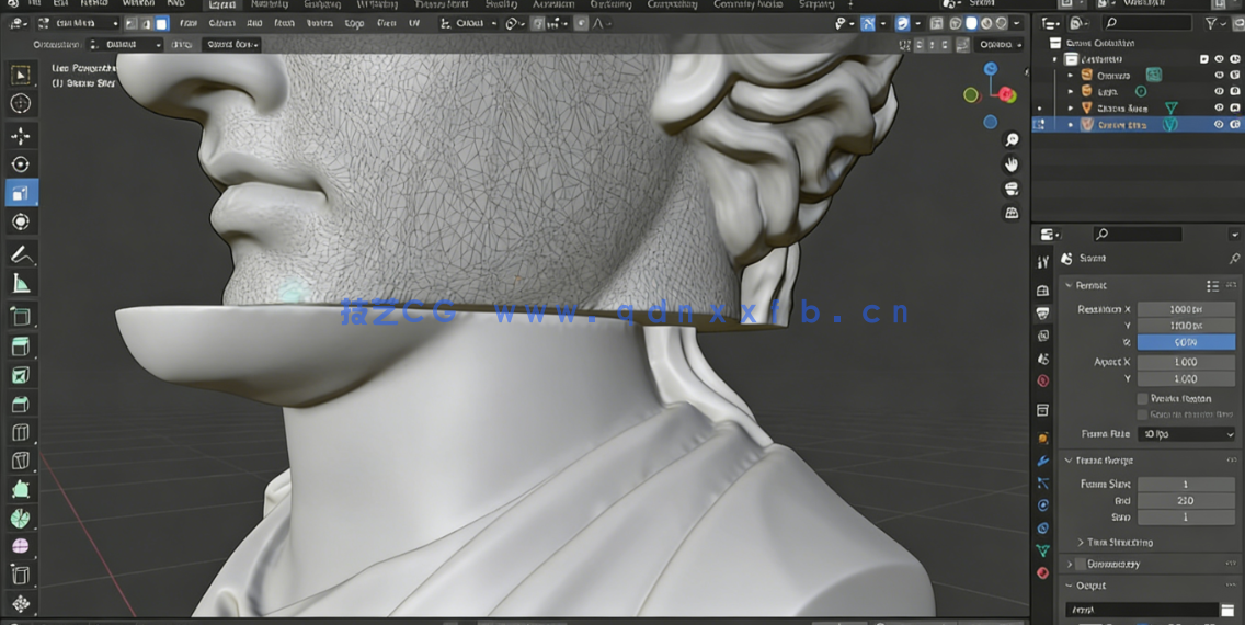 Blender复古3D蒸汽波环绕动画制作视频教程(图2)