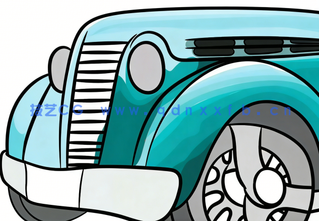  Illustrator矢量老爷车绘制实例训练视频教程(图6)