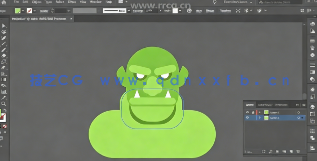  Illustrator CC矢量兽人卡通角色绘制实例训练视频教程(图3)