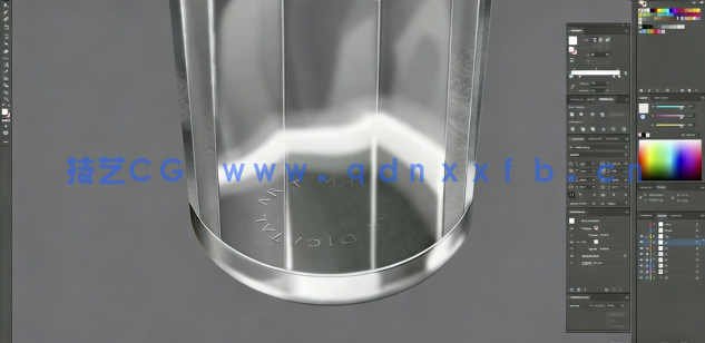  Illustrator逼真玻璃杯矢量制作视频教程(图2)