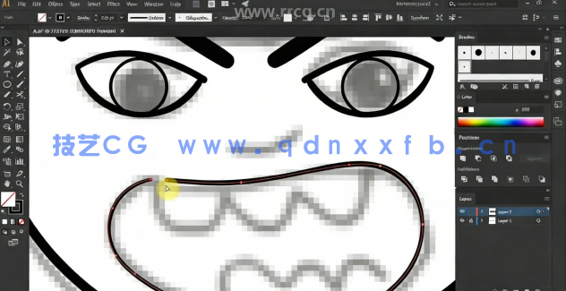 Illustrator漫威超级英雄矢量制作训练视频教程(图4)