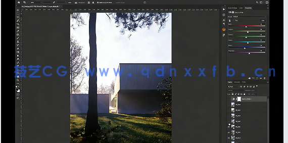 Corona建筑摄影构图渲染技术视频教程(图5)