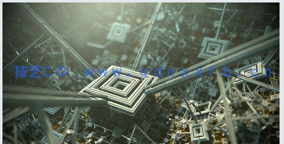 Octane与C4D中Vectron分形复杂场景制作视频教程(图3)