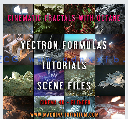 Octane与C4D中Vectron分形复杂场景制作视频教程(图6)