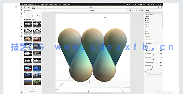 Adobe Dimension创建惊艳3D字母形状技术视频教程(图4)
