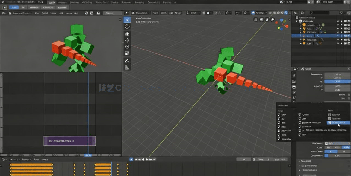 Blender 3D动画从入门到精通视频教程 (图3)
