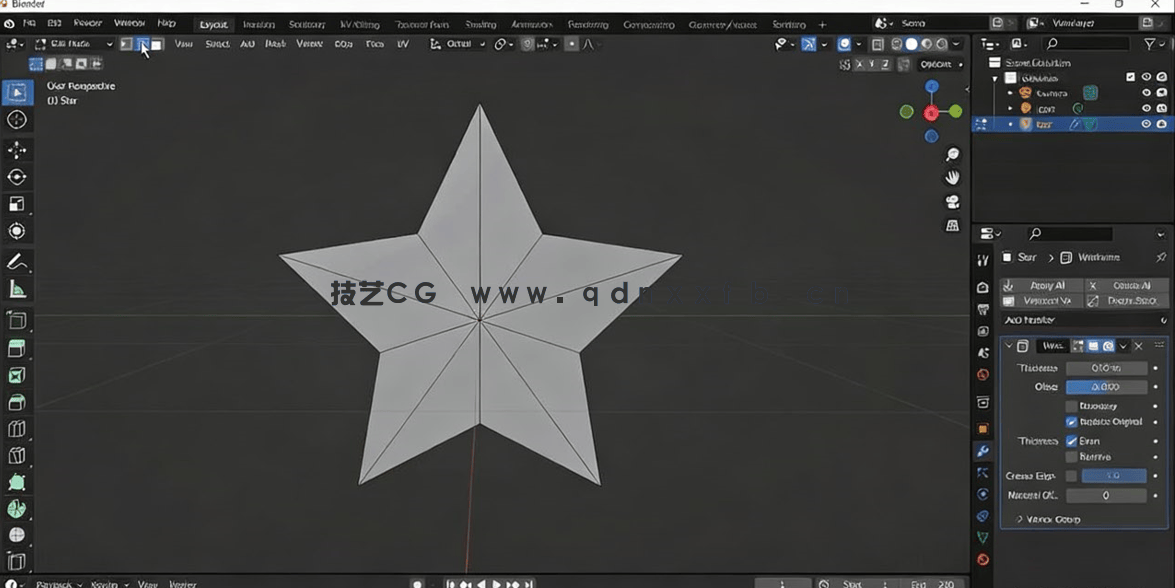 Blender无缝循环星环隧道动画实例制作视频教程(图3)