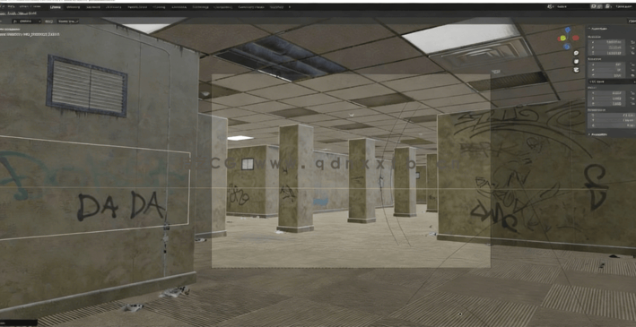  Blender密室逃脱游戏场景完整制作视频教程 （文件损坏）(图5)