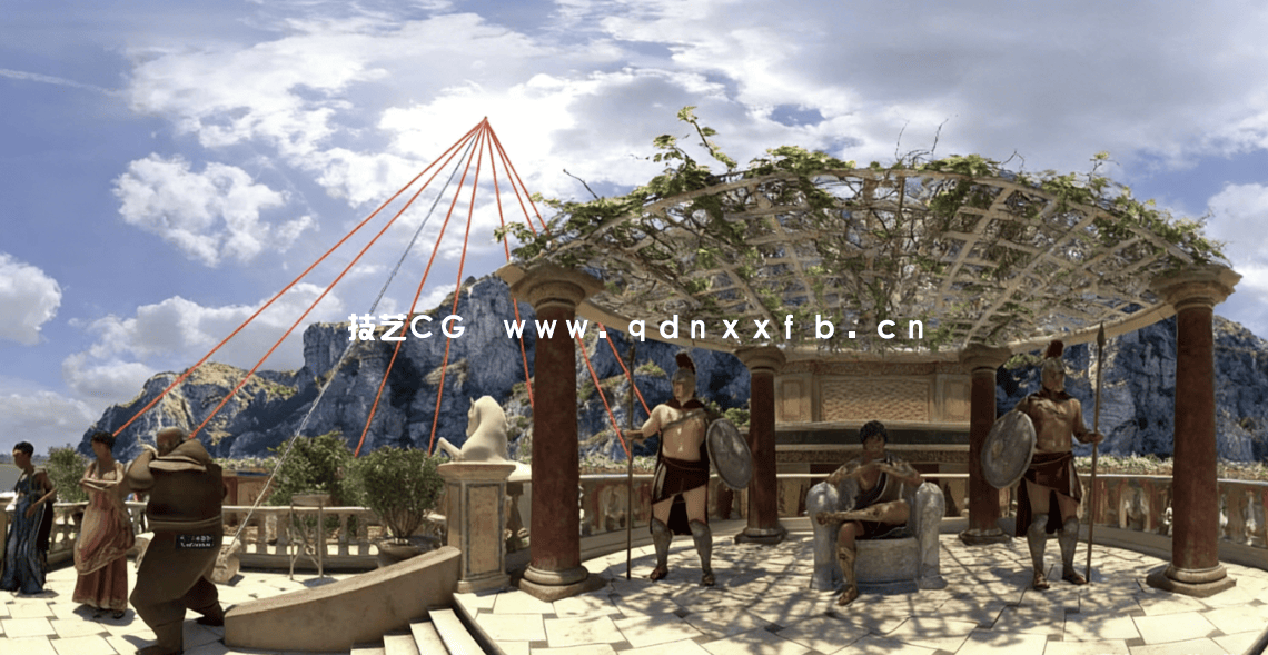 360度全景插图3D与2D数字绘景技术视频教程(图3)