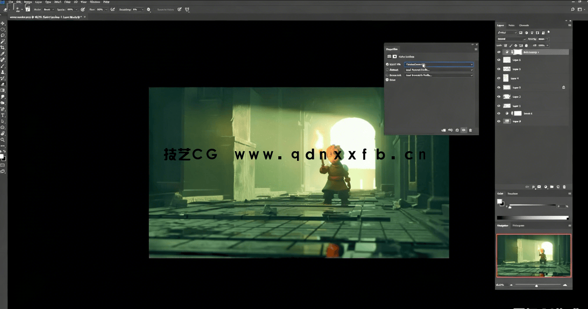 Blender插画场景制作工作流程视频教程 (图4)