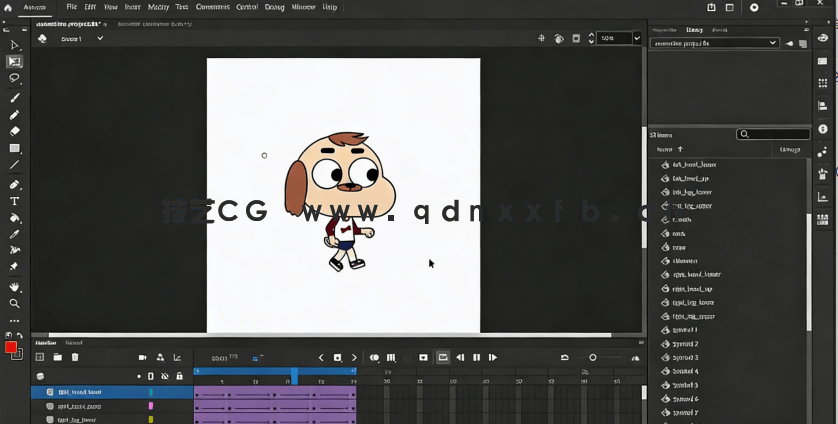【中文字幕】Adobe Animate角色动画初学者入门训练视频(图6)